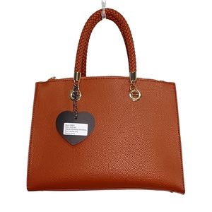 IMO USA Vegan Hand and Shoulder Bag Cognac